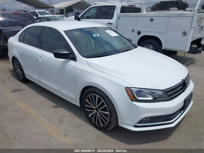 2016 Volkswagen Jetta 1.8T Sport VIN: 3VWD17AJ5GM229132 Lot: 39498010