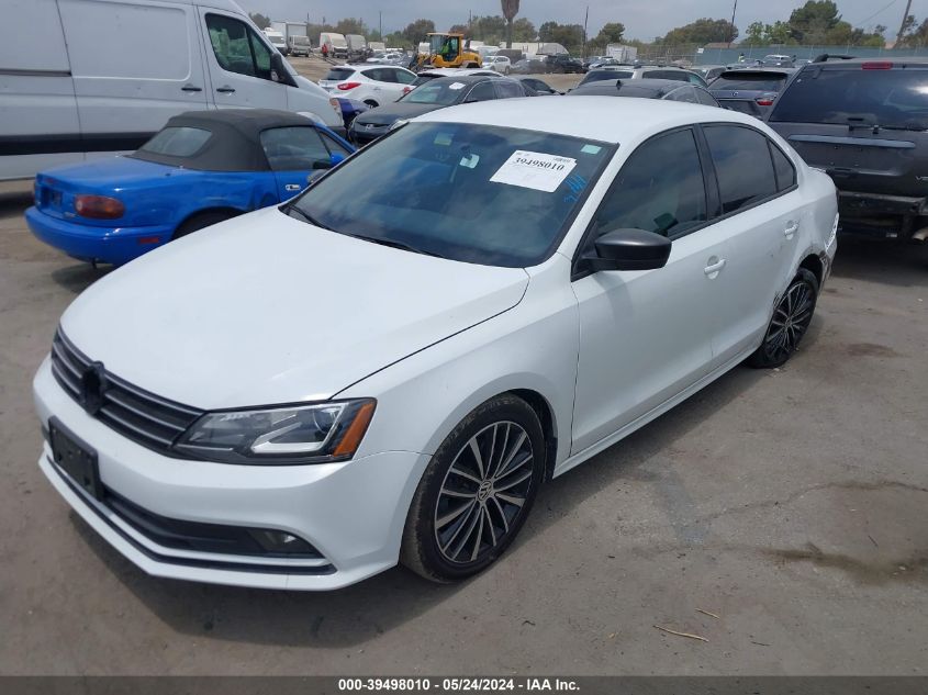 2016 Volkswagen Jetta 1.8T Sport VIN: 3VWD17AJ5GM229132 Lot: 39498010