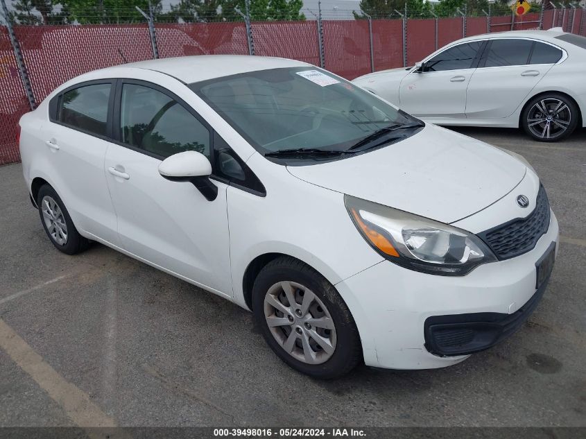 2014 Kia Rio Lx VIN: KNADM4A38E6370426 Lot: 39498016