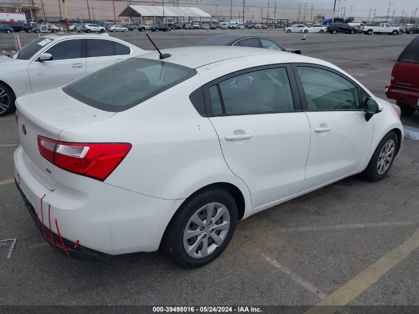 2014 Kia Rio Lx VIN: KNADM4A38E6370426 Lot: 39498016