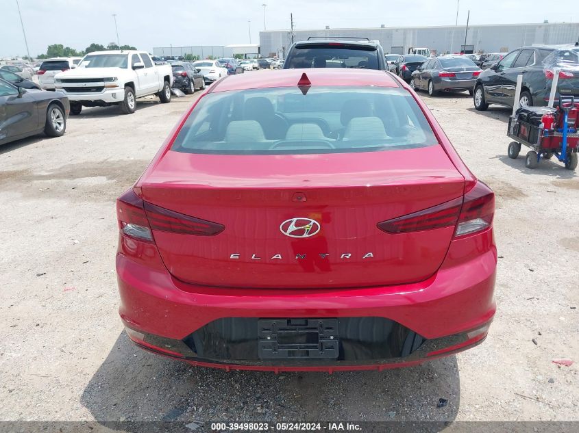 2020 Hyundai Elantra Sel VIN: 5NPD84LF2LH534609 Lot: 39498023