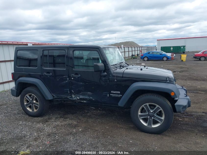 2016 Jeep Wrangler Unlimited Sport VIN: 1C4BJWDG2GL119290 Lot: 39498030