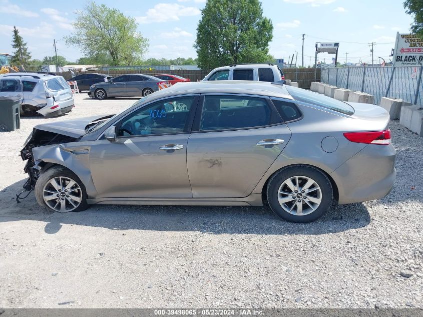 2018 Kia Optima Lx VIN: 5XXGT4L31JG186022 Lot: 39498065