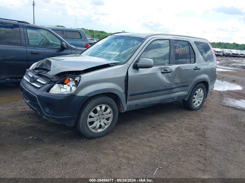 2006 Honda Cr-V Ex VIN: JHLRD78836C054952 Lot: 39498077