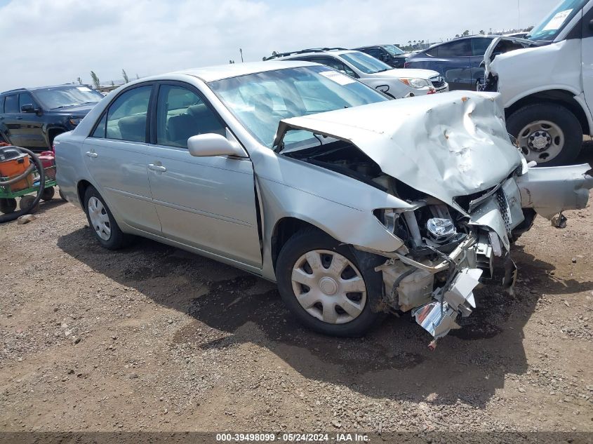 2004 Toyota Camry Le VIN: JTDBE32K840250506 Lot: 39498099