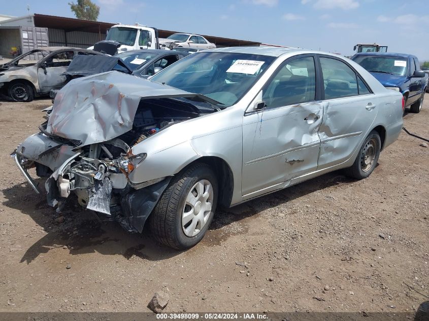 2004 Toyota Camry Le VIN: JTDBE32K840250506 Lot: 39498099