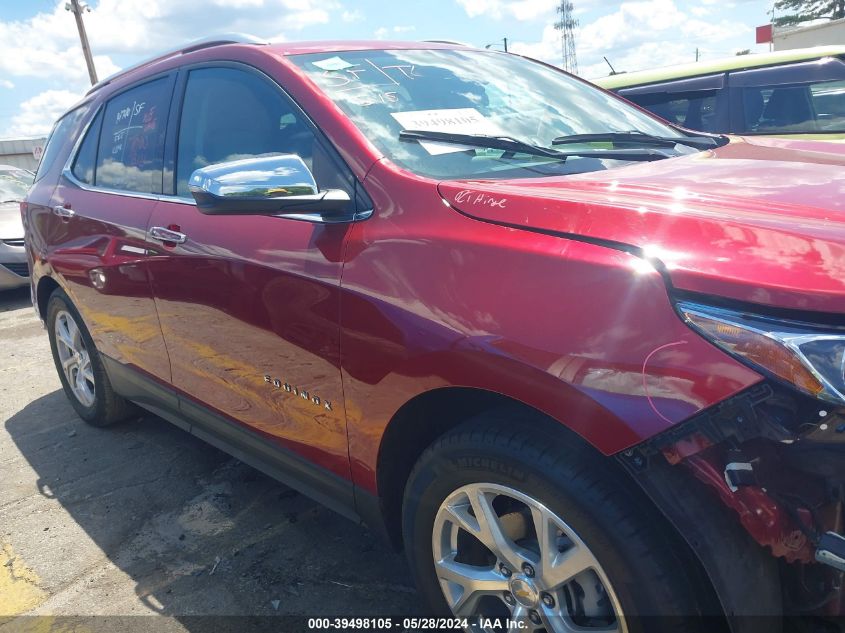 2020 Chevrolet Equinox Fwd Premier 1.5L Turbo VIN: 2GNAXNEVXL6262600 Lot: 39498105