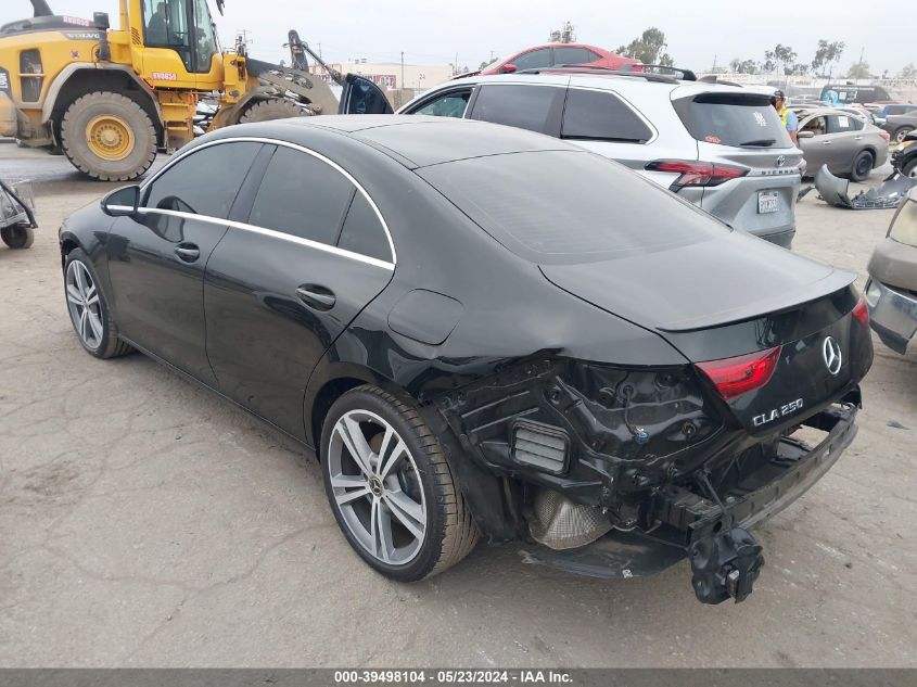 2020 Mercedes-Benz Cla 250 VIN: WDD5J4GB0LN066885 Lot: 39498104