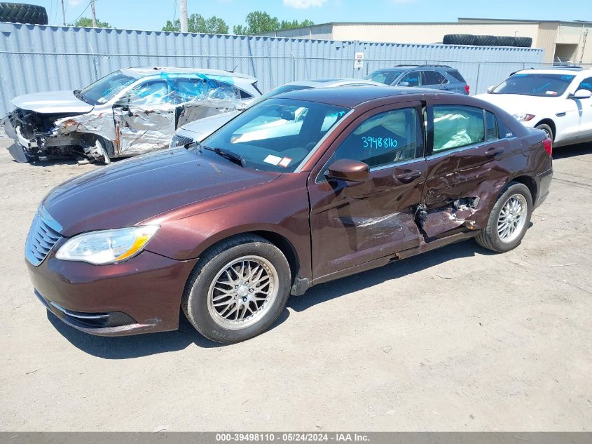 2013 Chrysler 200 Lx VIN: 1C3CCBAG4DN722466 Lot: 39498110