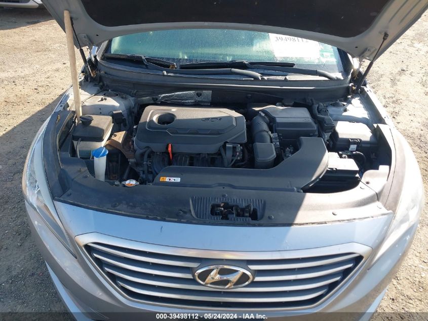 2015 Hyundai Sonata Se VIN: 5NPE24AF5FH087464 Lot: 39498112