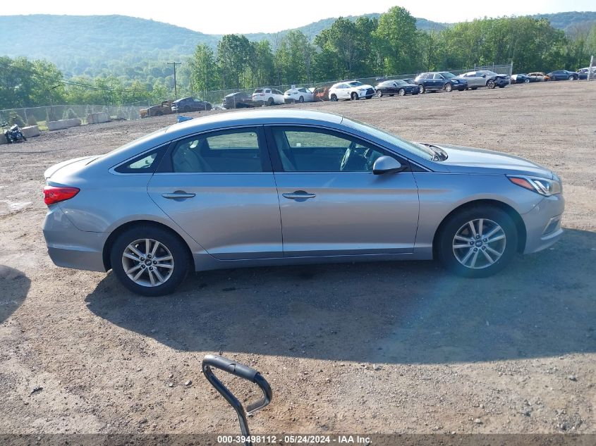 2015 Hyundai Sonata Se VIN: 5NPE24AF5FH087464 Lot: 39498112