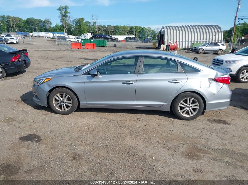 2015 Hyundai Sonata Se VIN: 5NPE24AF5FH087464 Lot: 39498112