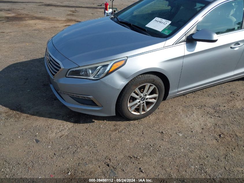 2015 Hyundai Sonata Se VIN: 5NPE24AF5FH087464 Lot: 39498112