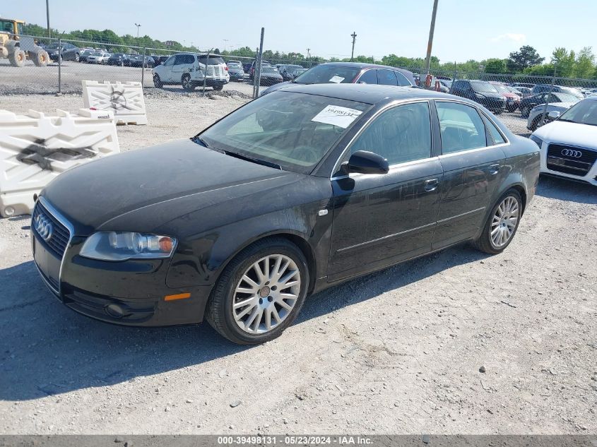 2006 Audi A4 3.2 VIN: WAUDH78E06A123543 Lot: 39498131