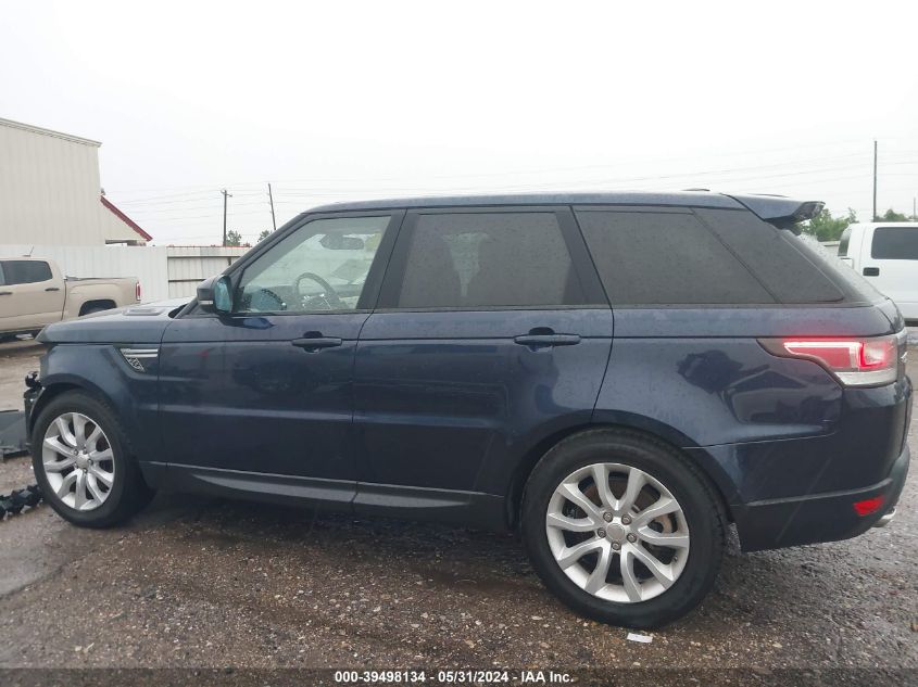 2014 Land Rover Range Rover Sport 3.0L V6 Supercharged Hse VIN: SALWR2WF7EA381024 Lot: 39498134