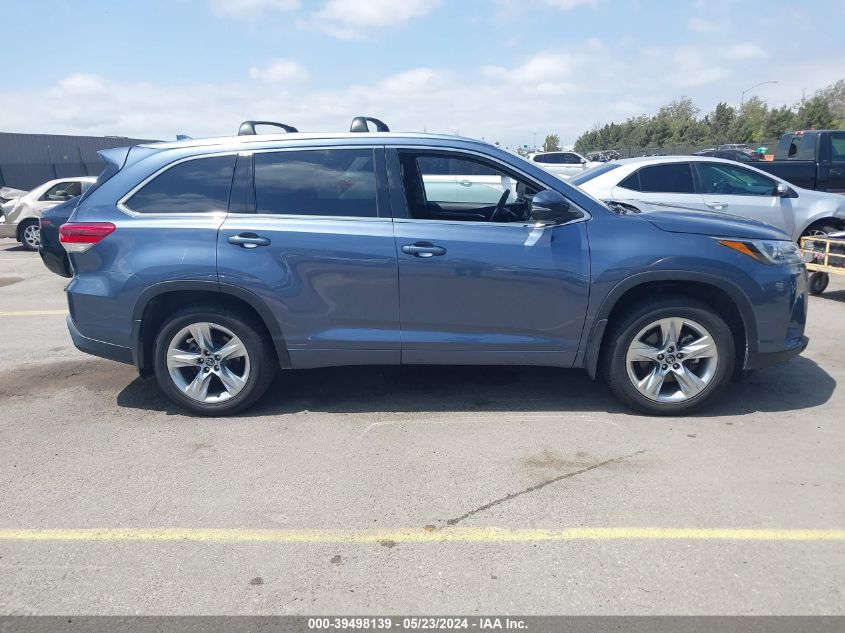 2018 Toyota Highlander Limited VIN: 5TDDZRFH8JS903066 Lot: 39498139