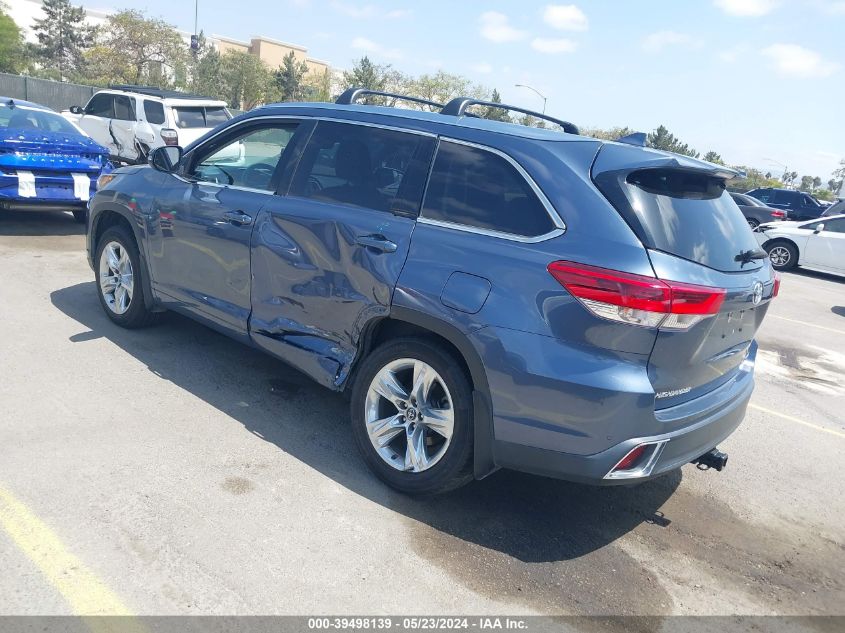 2018 Toyota Highlander Limited VIN: 5TDDZRFH8JS903066 Lot: 39498139