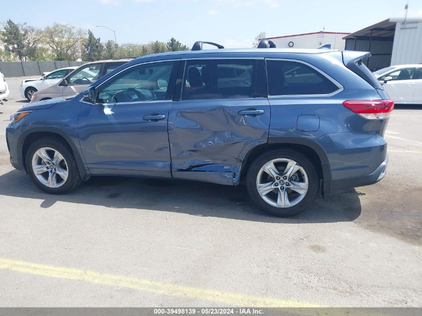 2018 Toyota Highlander Limited VIN: 5TDDZRFH8JS903066 Lot: 39498139