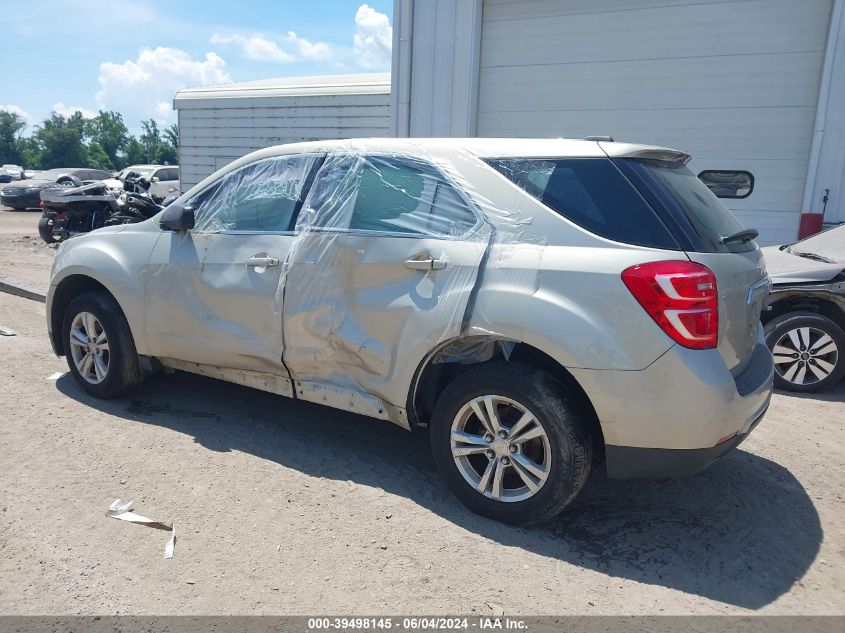 2016 CHEVROLET EQUINOX LS - 2GNALBEK0G1108593