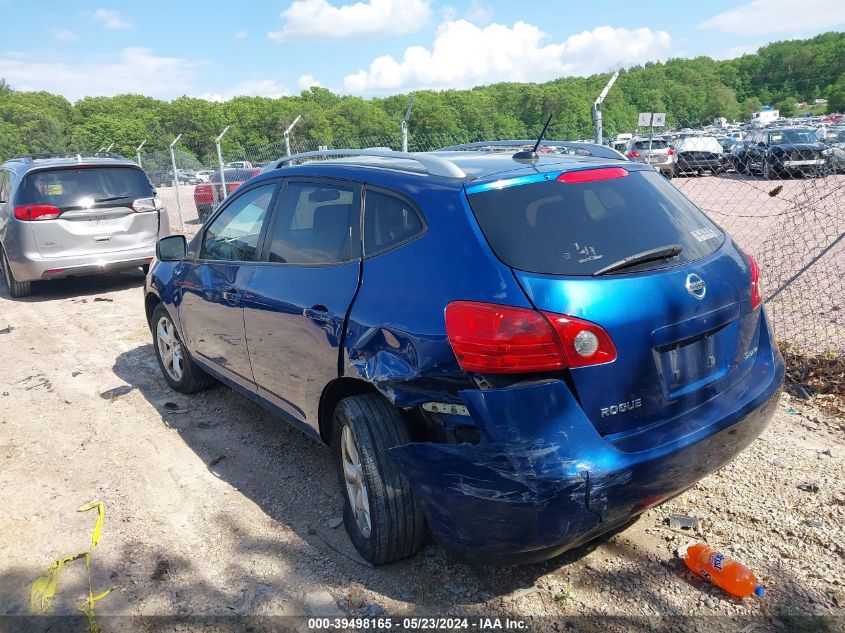 2008 Nissan Rogue Sl VIN: JN8AS58V78W118068 Lot: 39498165