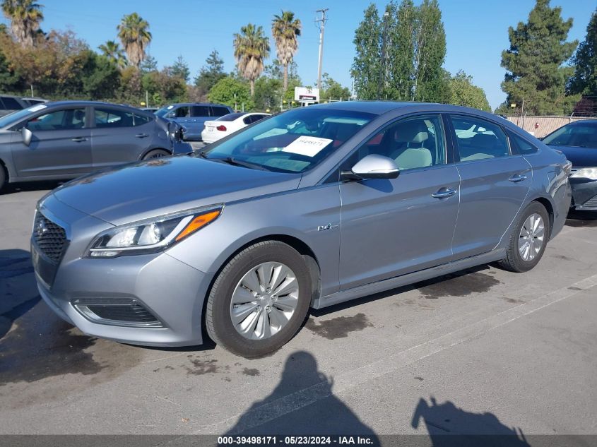 2016 Hyundai Sonata Hybrid Se VIN: KMHE24L10GA040333 Lot: 39498171