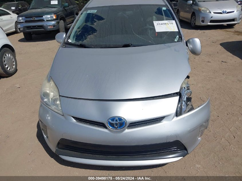 2013 Toyota Prius Two VIN: JTDKN3DU9D5540903 Lot: 39498175