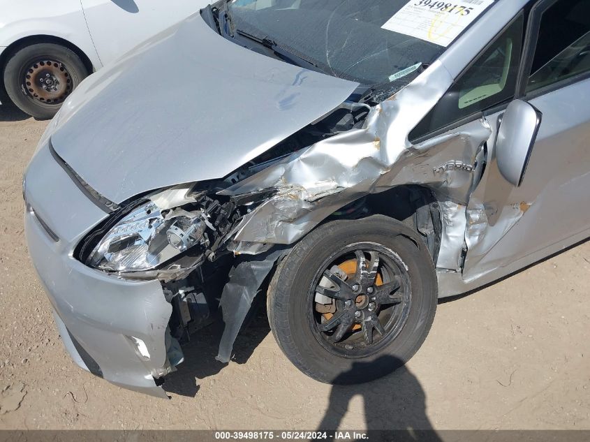 2013 Toyota Prius Two VIN: JTDKN3DU9D5540903 Lot: 39498175