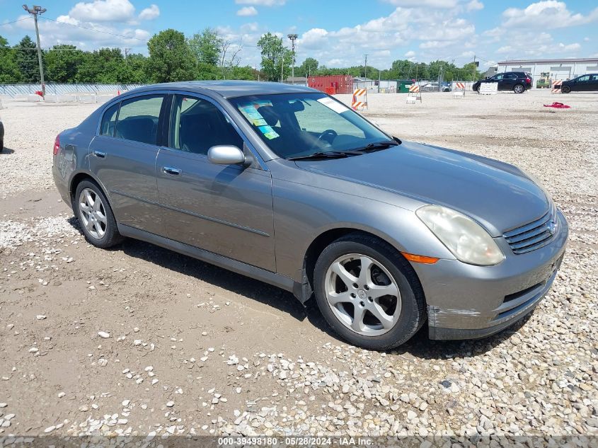 2004 Infiniti G35 VIN: JNKCV51E04M610418 Lot: 39498180