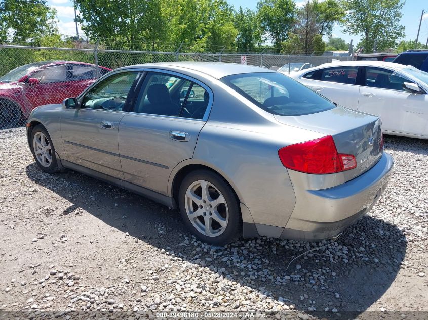 2004 Infiniti G35 VIN: JNKCV51E04M610418 Lot: 39498180