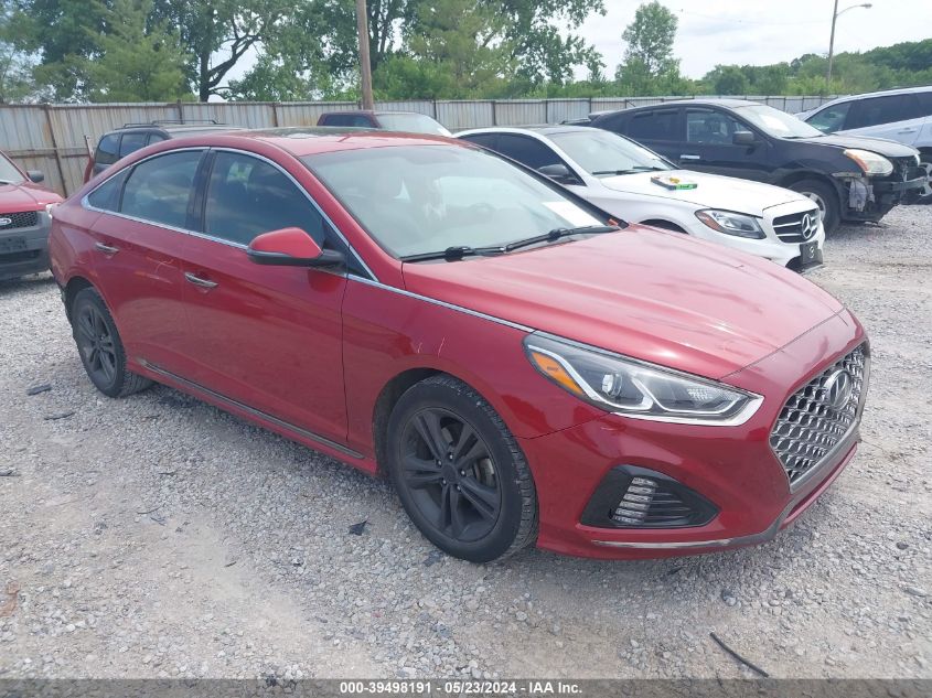 2018 Hyundai Sonata Sport+ VIN: 5NPE34AFXJH718537 Lot: 39498191