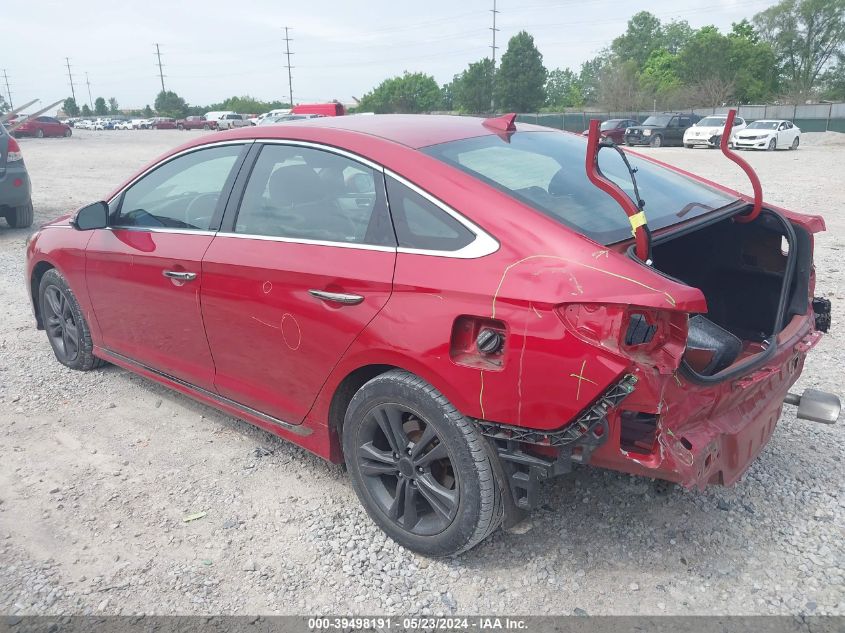 VIN 5NPE34AFXJH718537 2018 HYUNDAI SONATA SPORT+