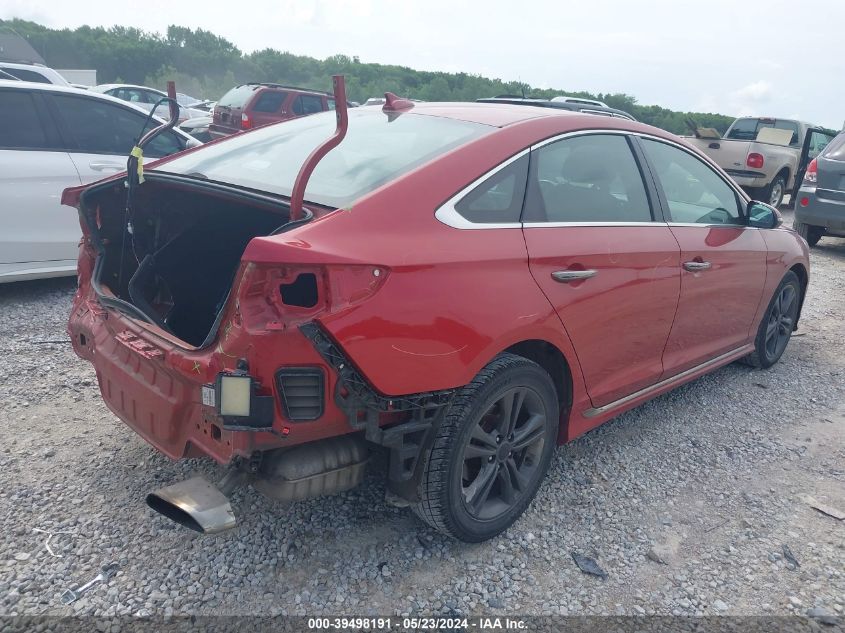VIN 5NPE34AFXJH718537 2018 HYUNDAI SONATA SPORT+