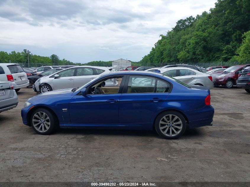 2011 BMW 328I xDrive VIN: WBAPK5C50BA662796 Lot: 39498202