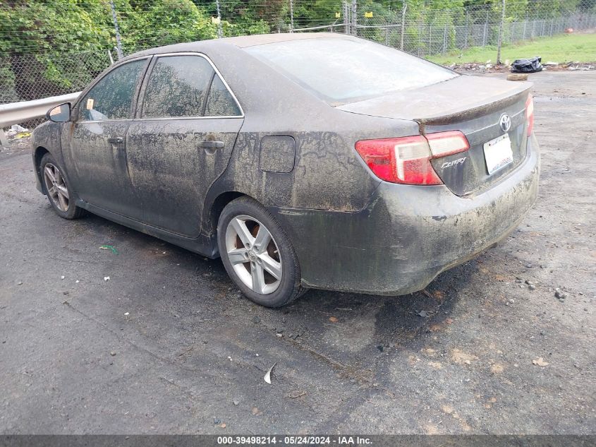 2012 Toyota Camry Se VIN: 4T1BF1FK5CU110511 Lot: 39498214