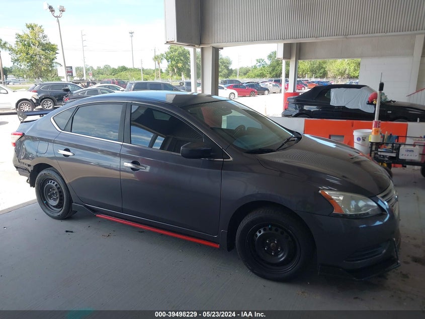 2014 Nissan Sentra Fe+ S/Fe+ Sv/S/Sl/Sr/Sv VIN: 3N1AB7AP2EL667278 Lot: 39498229