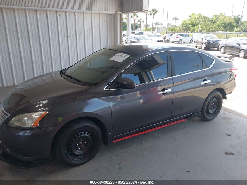 2014 Nissan Sentra Fe+ S/Fe+ Sv/S/Sl/Sr/Sv VIN: 3N1AB7AP2EL667278 Lot: 39498229