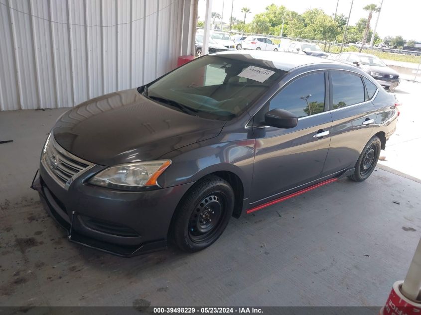 2014 Nissan Sentra Fe+ S/Fe+ Sv/S/Sl/Sr/Sv VIN: 3N1AB7AP2EL667278 Lot: 39498229