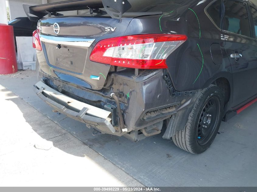 2014 Nissan Sentra Fe+ S/Fe+ Sv/S/Sl/Sr/Sv VIN: 3N1AB7AP2EL667278 Lot: 39498229