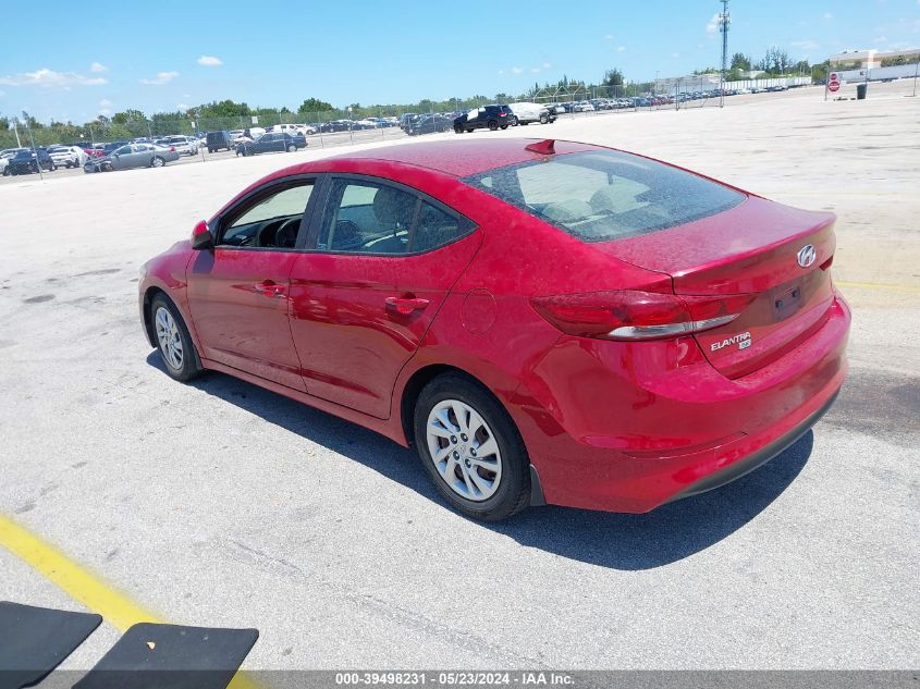 2017 Hyundai Elantra Se VIN: KMHD74LF4HU423250 Lot: 39498231