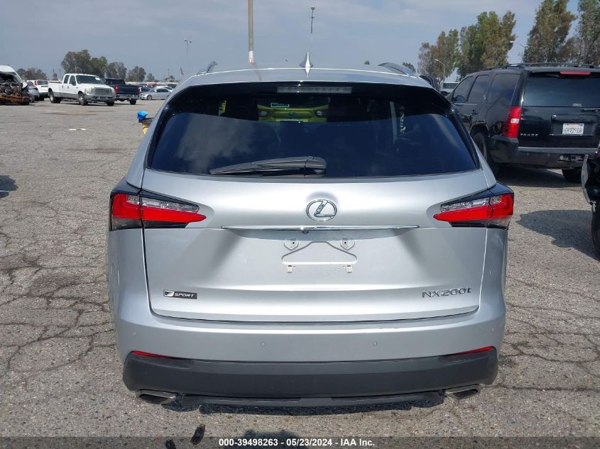 2015 Lexus Nx 200T F Sport VIN: JTJYARBZ2F2005341 Lot: 39498263