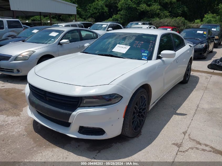 2016 Dodge Charger Sxt VIN: 2C3CDXHG7GH172953 Lot: 39498283