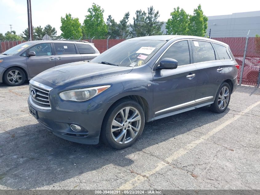 2014 Infiniti Qx60 VIN: 5N1AL0MN0EC503126 Lot: 39498291