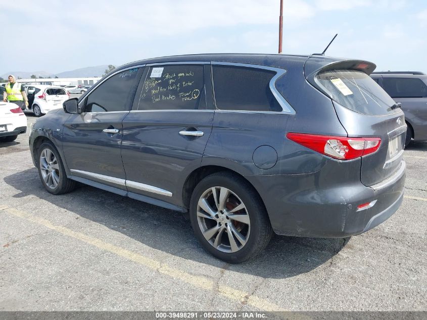 2014 Infiniti Qx60 VIN: 5N1AL0MN0EC503126 Lot: 39498291