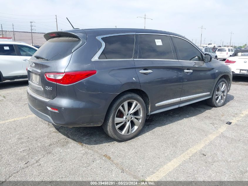 2014 Infiniti Qx60 VIN: 5N1AL0MN0EC503126 Lot: 39498291