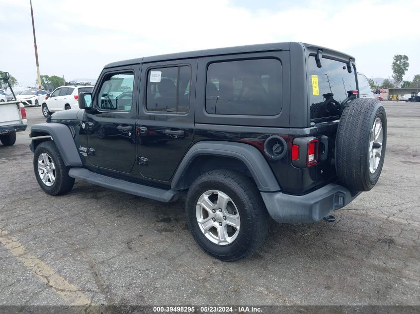 2020 Jeep Wrangler Unlimited Sport S 4X4 VIN: 1C4HJXDN3LW220216 Lot: 39498295