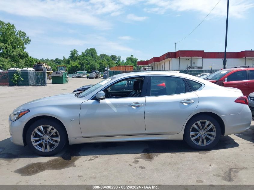 2018 Infiniti Q70 3.7X Luxe VIN: JN1BY1AR9JM220139 Lot: 39498298