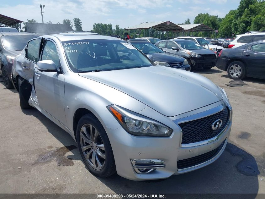 2018 Infiniti Q70 3.7X Luxe VIN: JN1BY1AR9JM220139 Lot: 39498298