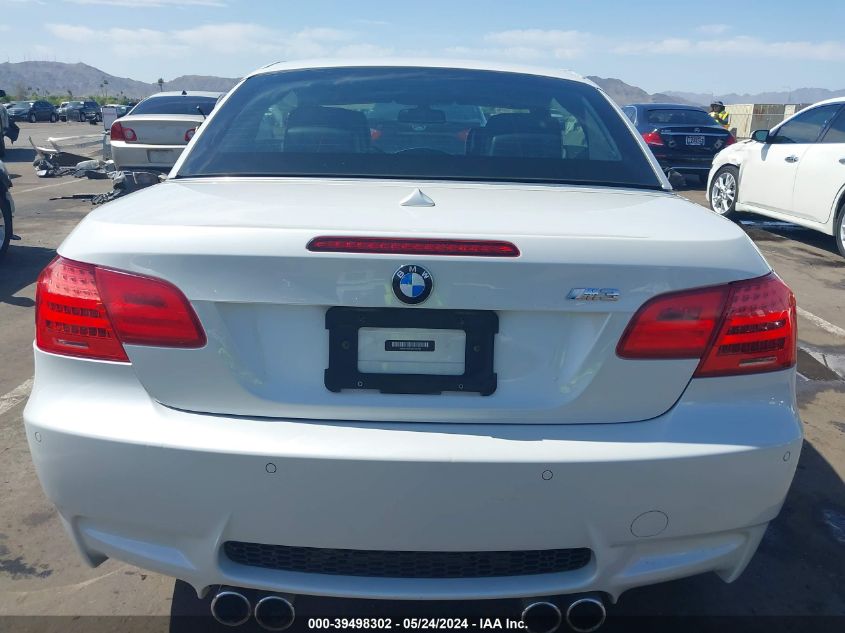 2011 BMW M3 VIN: WBSDX9C5XBE784338 Lot: 39498302