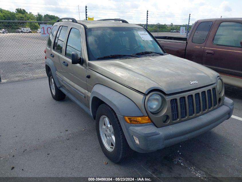 2006 Jeep Liberty Sport VIN: 1J4GK48K86W175232 Lot: 39498304