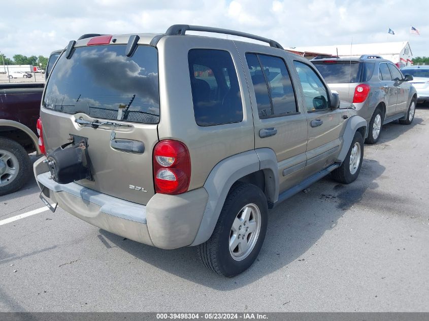 2006 Jeep Liberty Sport VIN: 1J4GK48K86W175232 Lot: 39498304